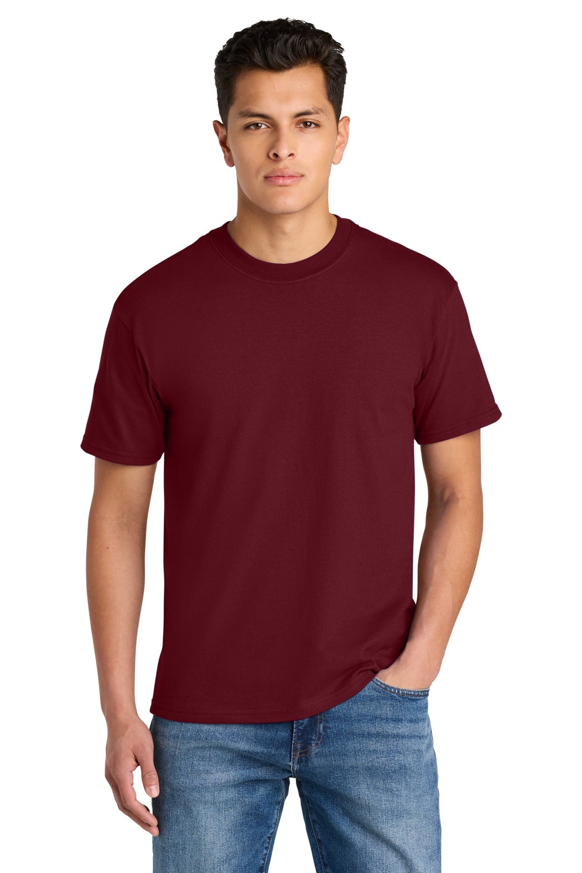 Custom Embroidered - Gildan ®  Hammer ®  Maxweight Tee 75000