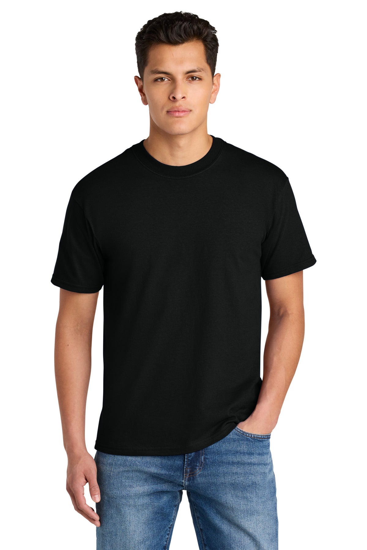 Custom Embroidered - Gildan ®  Hammer ®  Maxweight Tee 75000