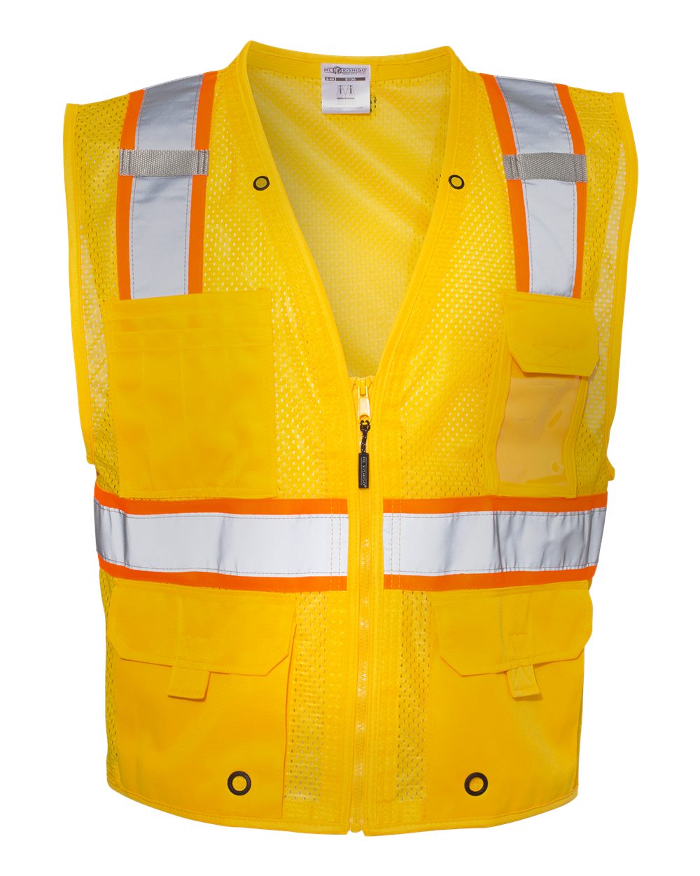 Custom Embroidery - Kishigo - EV Series® Enhanced Visibility Multi-Pocket Mesh Vest - B100-111