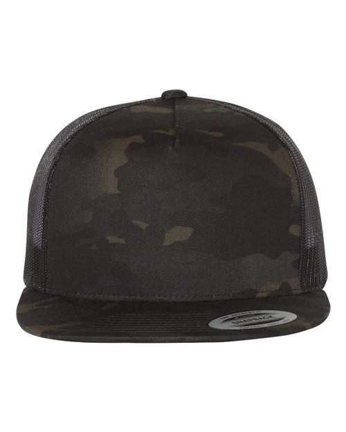 Custom Embroidered - YP Classics - Classic Five-Panel Trucker Cap - 6006