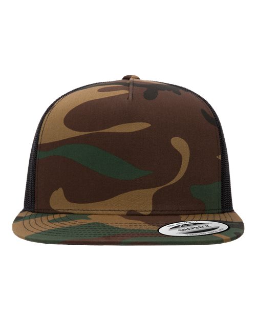 Custom Embroidered - YP Classics - Classic Five-Panel Trucker Cap - 6006