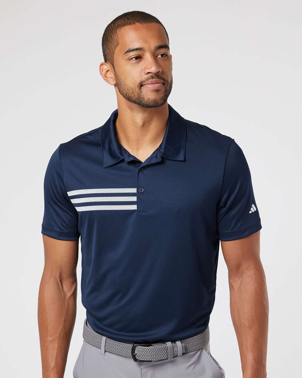 Custom Embroidery - Adidas - 3-Stripes Chest Polo - A324