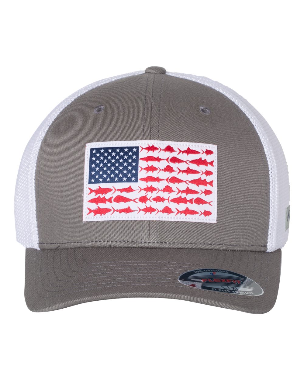 Custom Embroidery - Columbia - PFG Fish Flag Mesh™ Flexfit® Cap - 183681