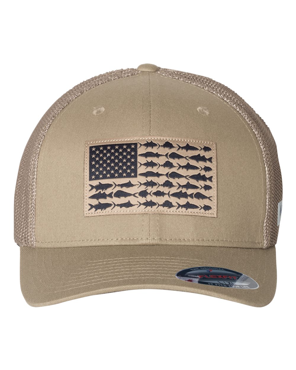 Custom Embroidery - Columbia - PFG Fish Flag Mesh™ Flexfit® Cap - 183681