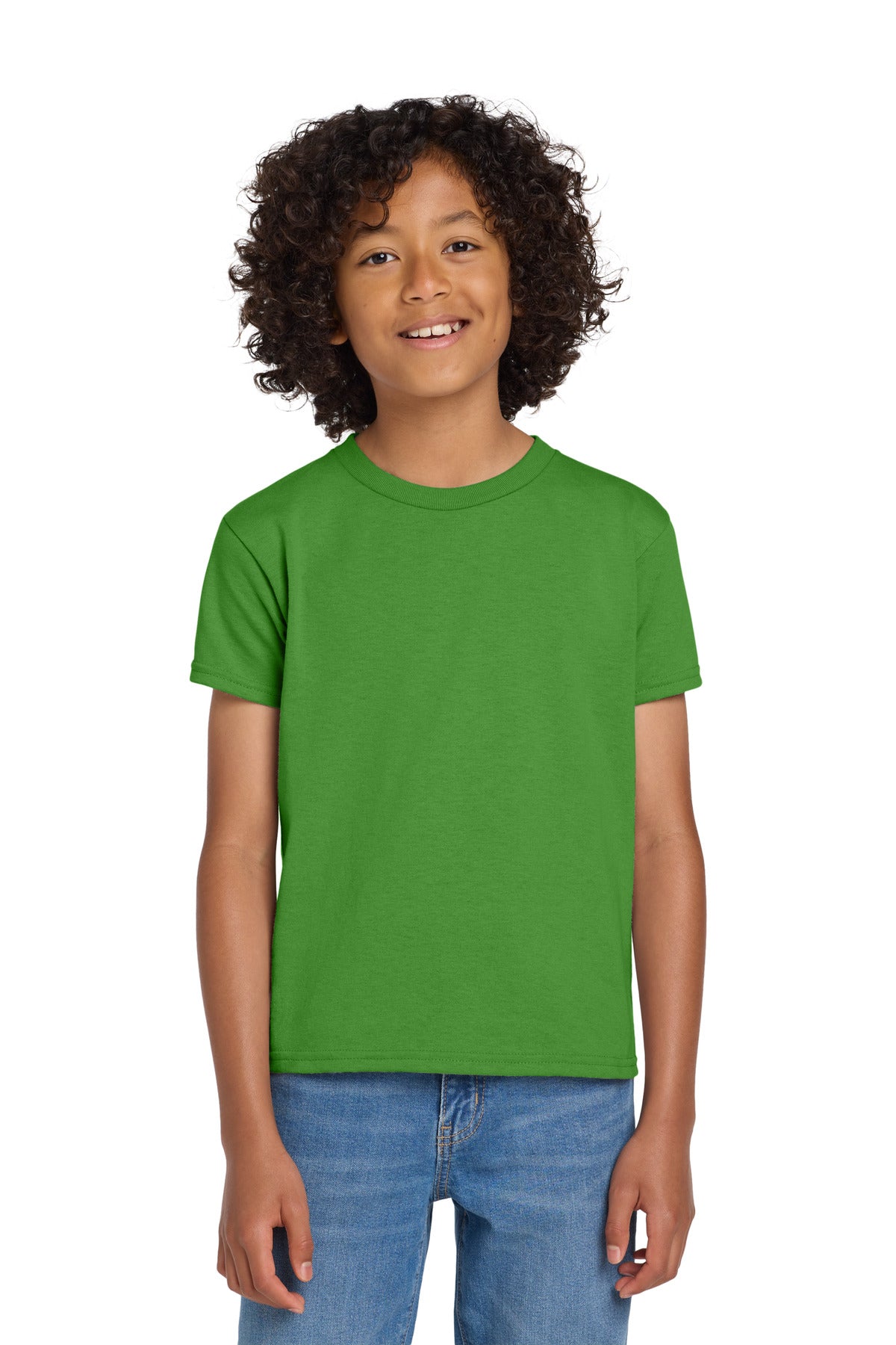 Custom Embroidered or DTF Printed - Gildan ®  Youth DryBlend ®  50 Cotton/50 Poly T-Shirt.  8000B