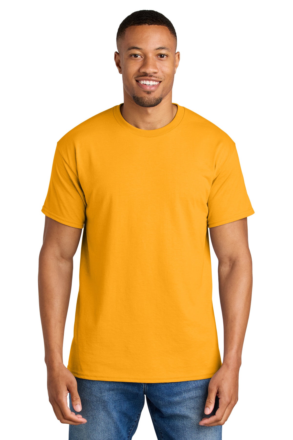 Custom Embroidered or DTF Printed - Gildan ®  DryBlend ®  50 Cotton/50 Poly T-Shirt. 8000