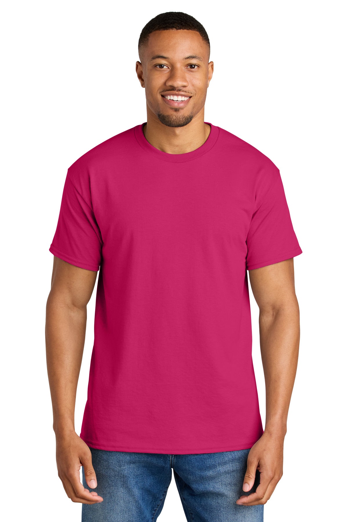 Custom Embroidered or DTF Printed - Gildan ®  DryBlend ®  50 Cotton/50 Poly T-Shirt. 8000