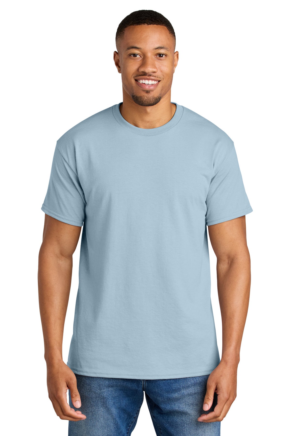 Custom Embroidered or DTF Printed - Gildan ®  DryBlend ®  50 Cotton/50 Poly T-Shirt. 8000