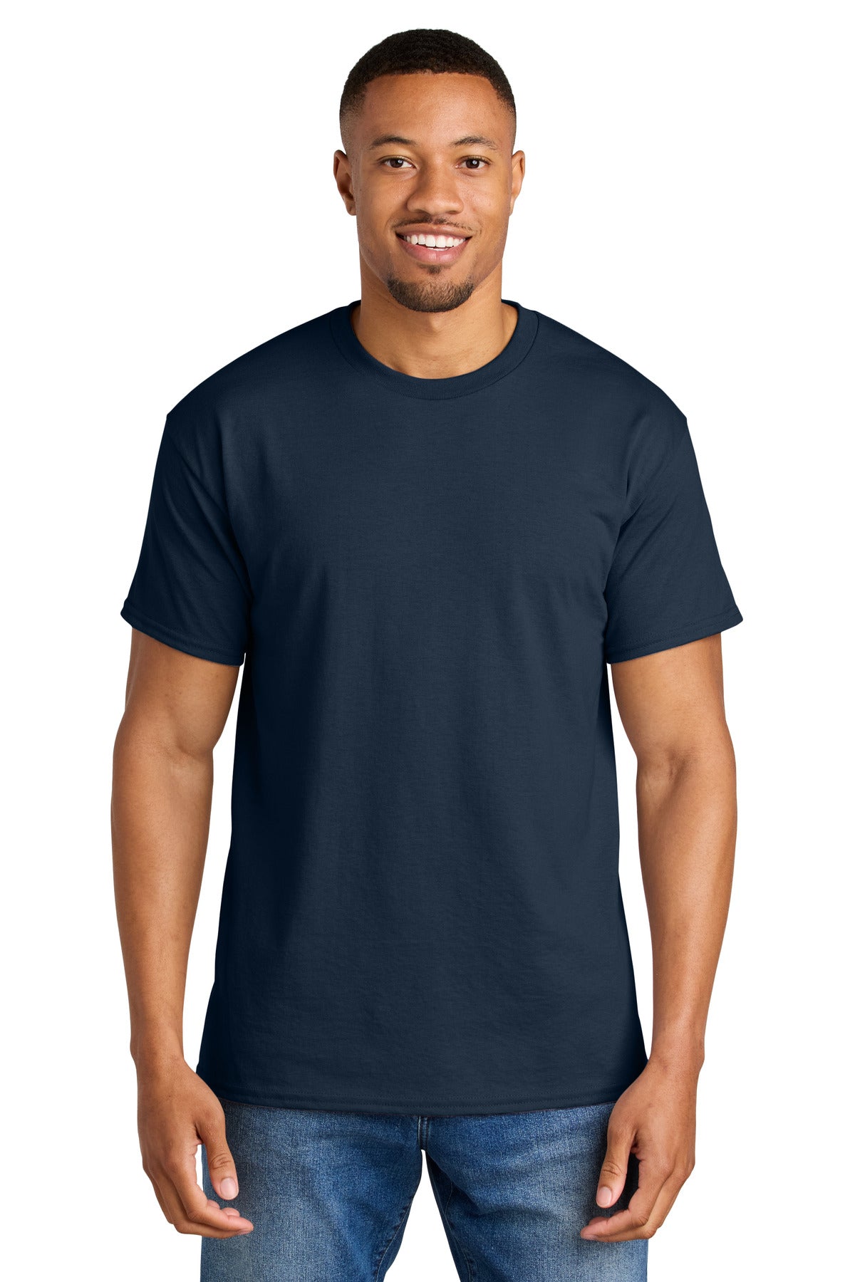 Custom Embroidered or DTF Printed - Gildan ®  DryBlend ®  50 Cotton/50 Poly T-Shirt. 8000