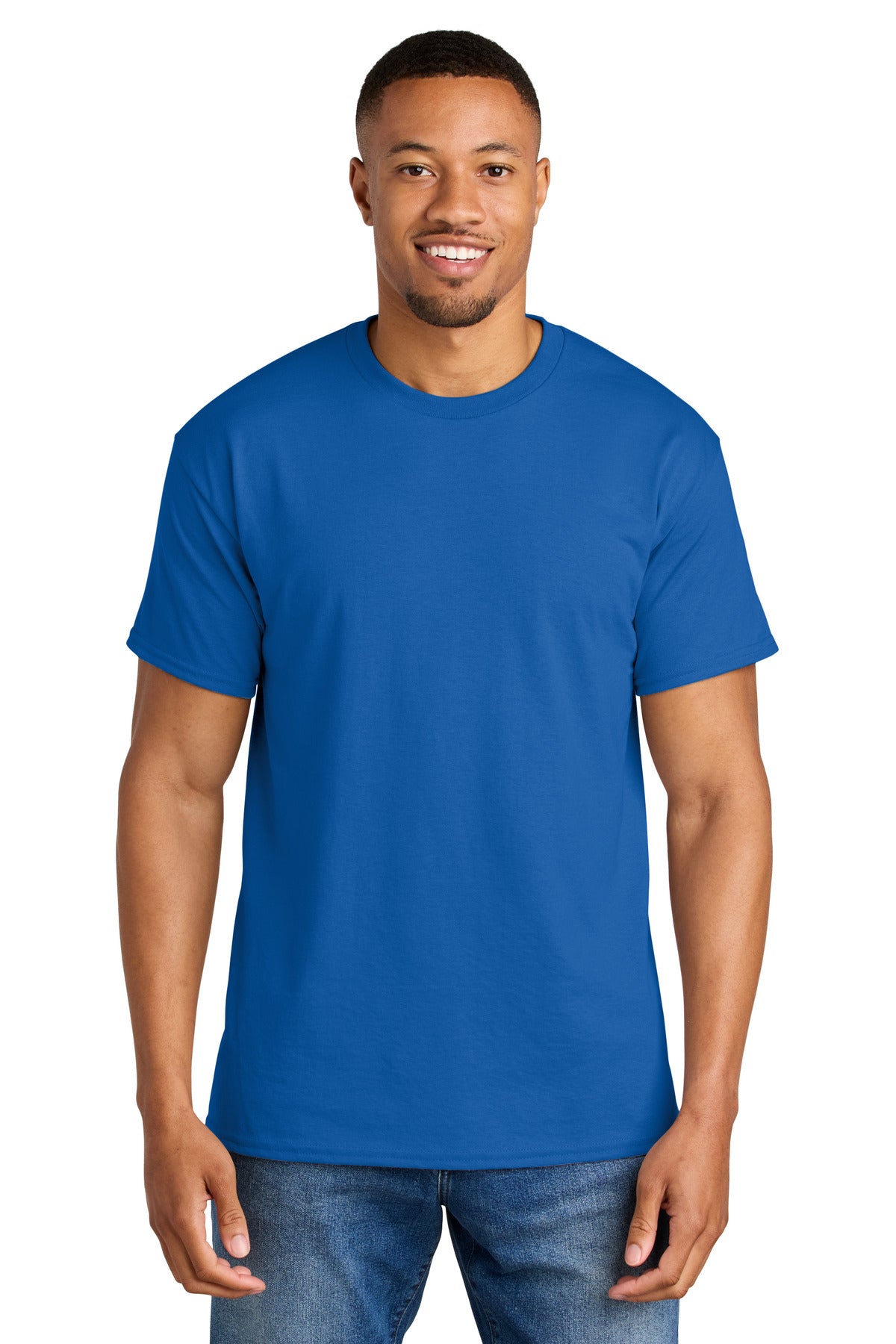 Custom Embroidered or DTF Printed - Gildan ®  DryBlend ®  50 Cotton/50 Poly T-Shirt. 8000