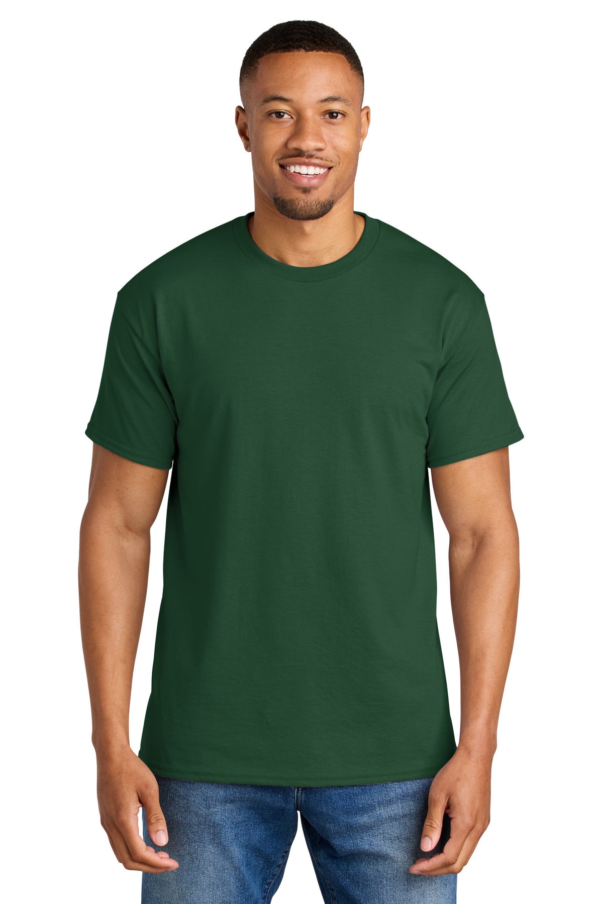 Custom Embroidered or DTF Printed - Gildan ®  DryBlend ®  50 Cotton/50 Poly T-Shirt. 8000