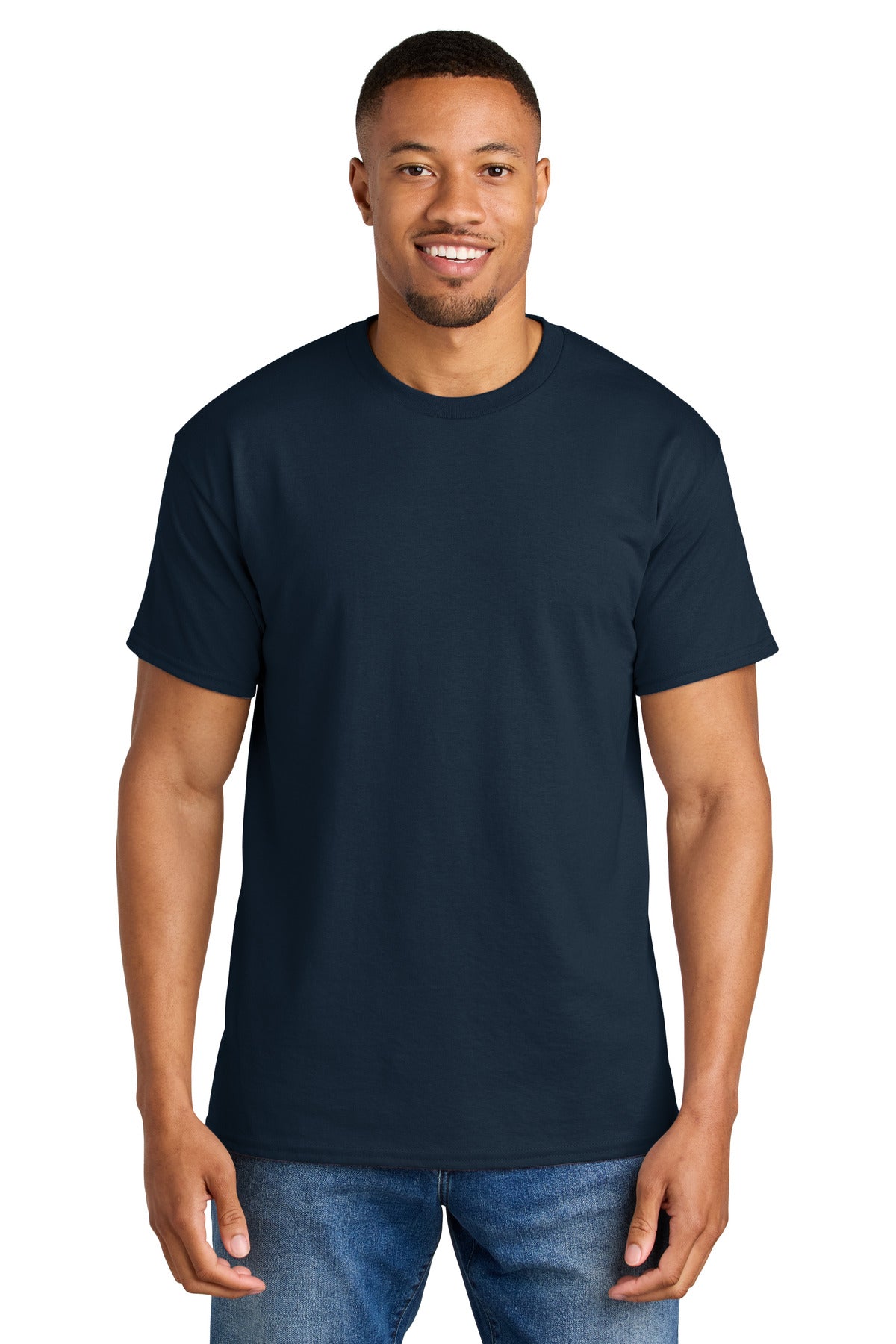 Custom Embroidered or DTF Printed - Gildan ®  DryBlend ®  50 Cotton/50 Poly T-Shirt. 8000
