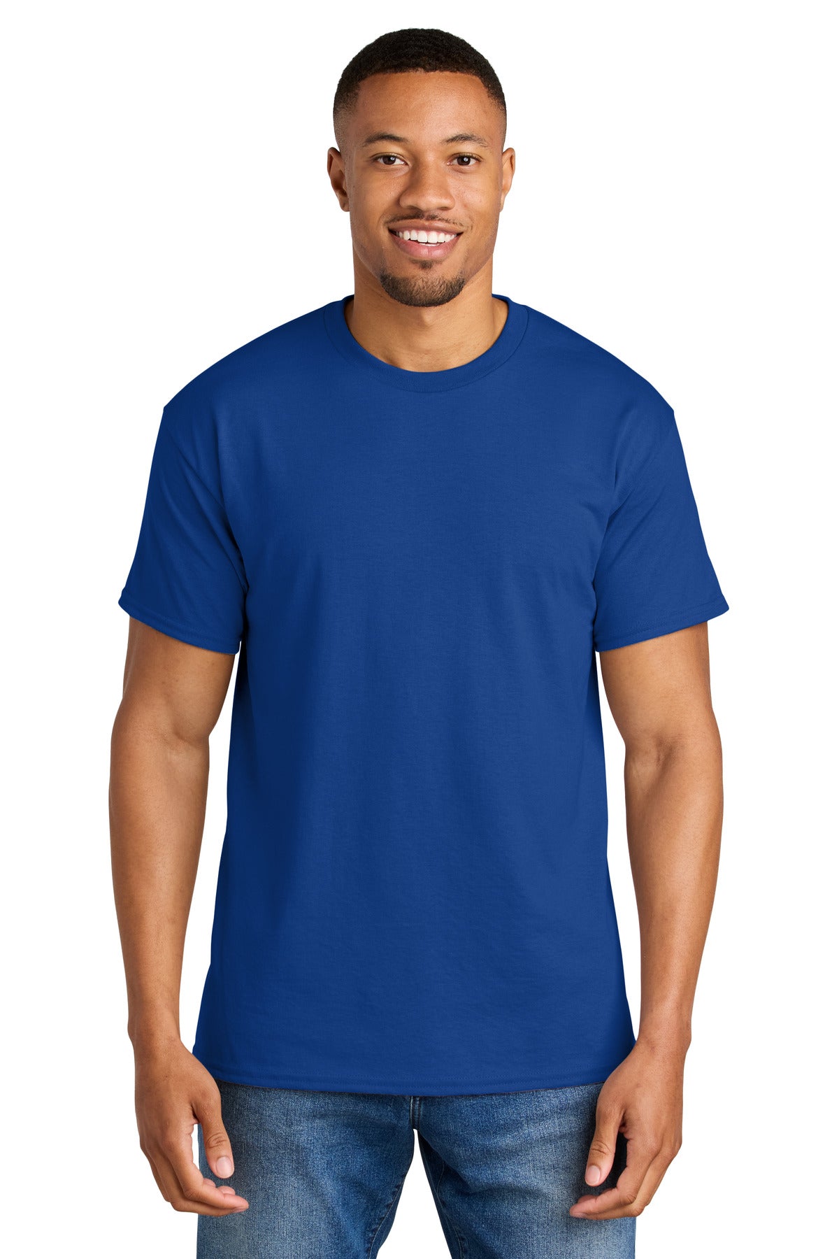 Custom Embroidered or DTF Printed - Gildan ®  DryBlend ®  50 Cotton/50 Poly T-Shirt. 8000