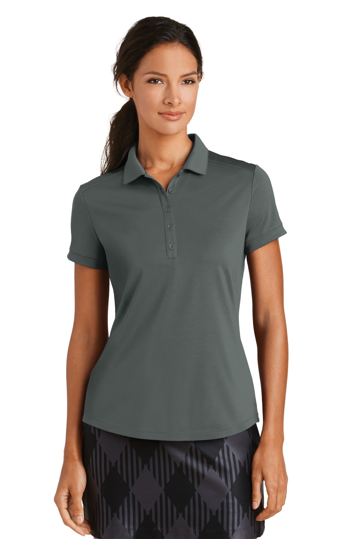 Custom Embroidered - Nike Women's Dri-FIT Players Modern Fit  Polo. 811807