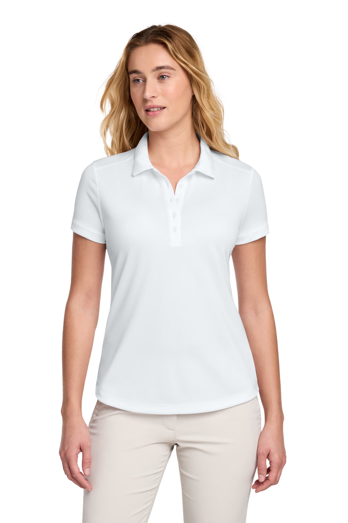 Custom Embroidery or DTF Print - Nike Women's Dri-FIT Players Modern Fit  Polo. 811807