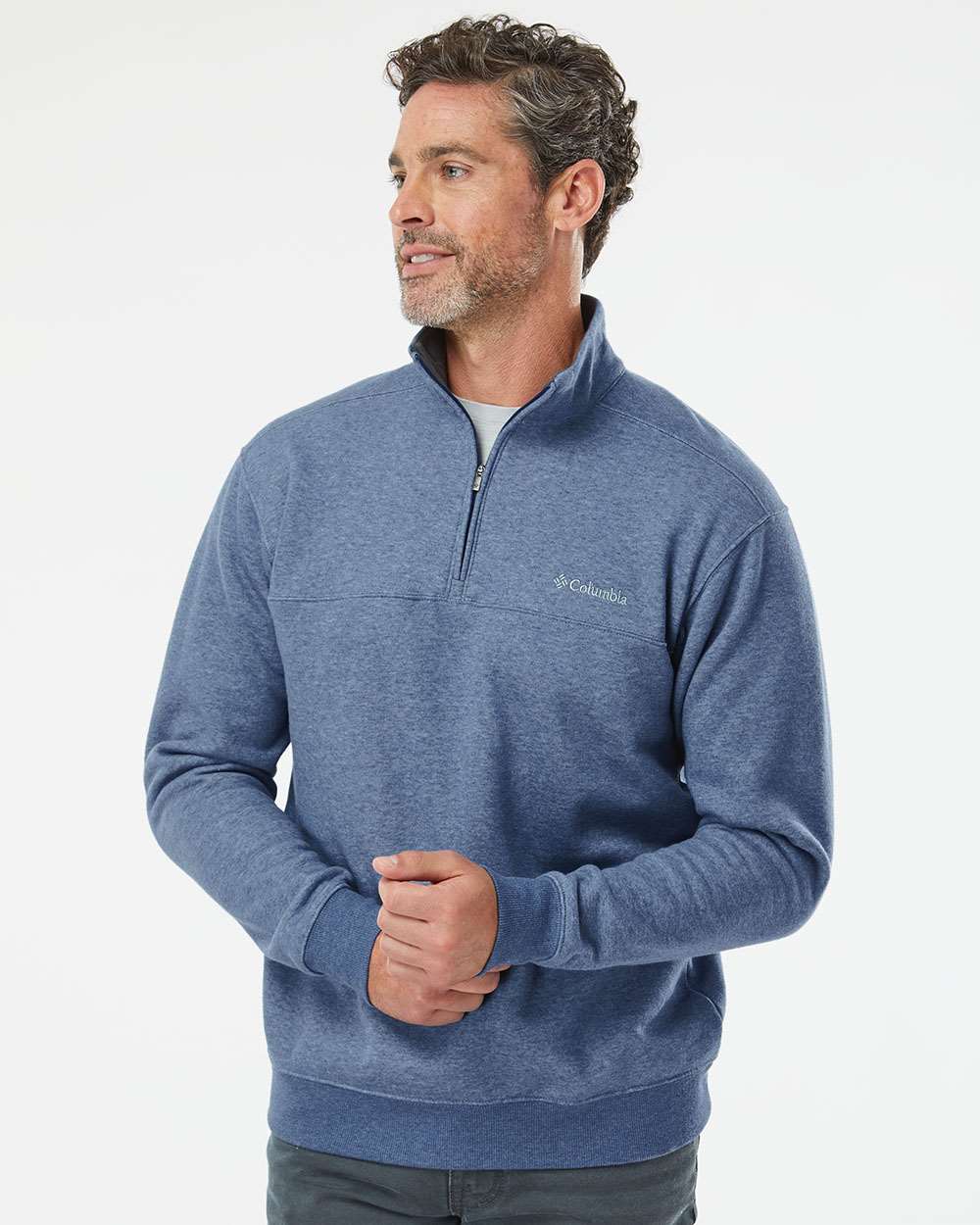 Custom Embroidery - Columbia - Hart Mountain™ Half-Zip Sweatshirt - 141162