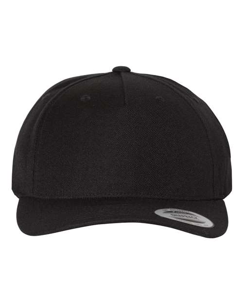 Custom Embroidered - YP Classics - Premium Five-Panel Curved Bill Snapback Cap - 5789M