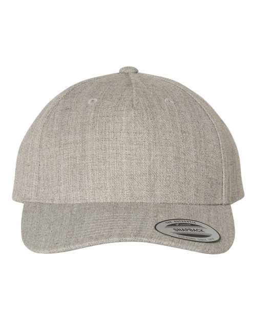 Custom Embroidered - YP Classics - Premium Five-Panel Curved Bill Snapback Cap - 5789M