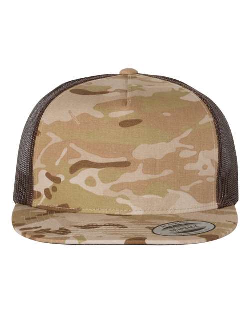 Custom Embroidered - YP Classics - Classic Five-Panel Trucker Cap - 6006