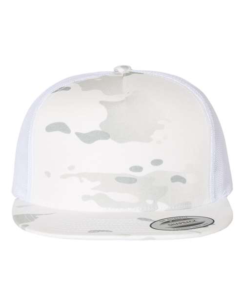 Custom Embroidered - YP Classics - Classic Five-Panel Trucker Cap - 6006