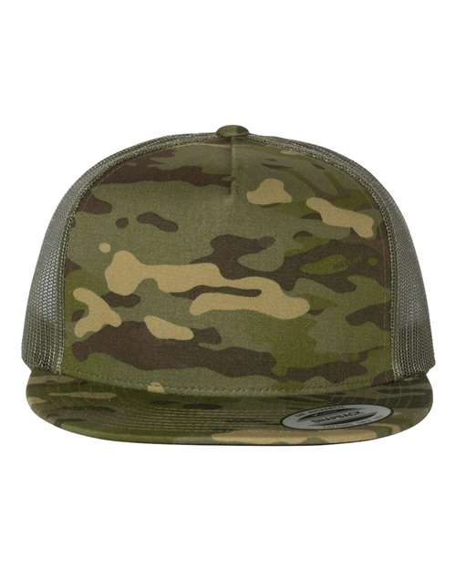 Custom Embroidered - YP Classics - Classic Five-Panel Trucker Cap - 6006
