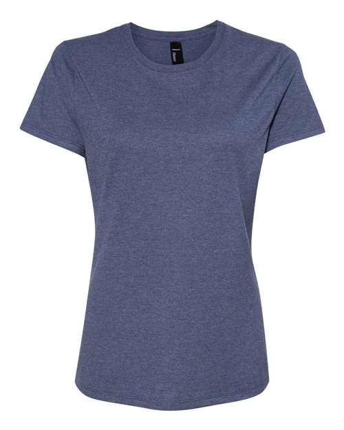 Custom Embroidered - Hanes - Women's Perfect-T T-Shirt - Heather Navy - SL04