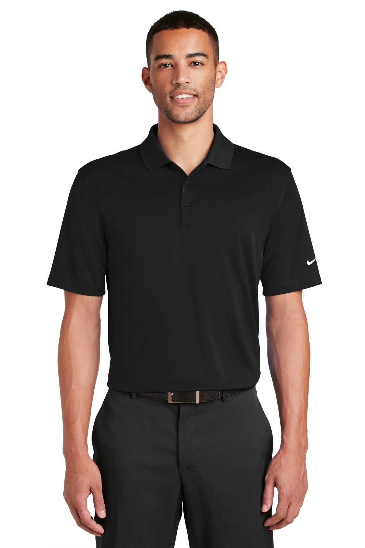 Custom Embroidered - Nike Dri-FIT Classic Fit Players Polo with Flat Knit Collar. 838956