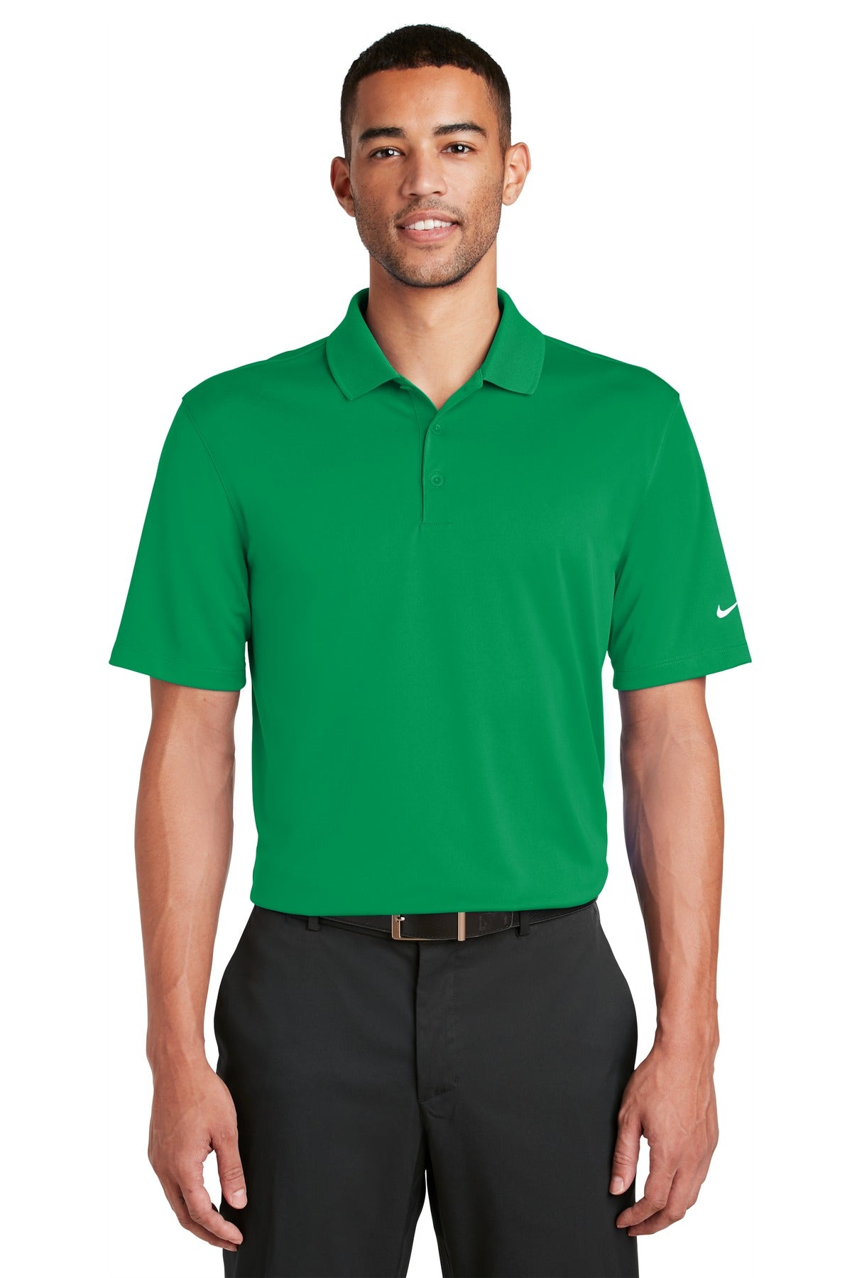 Custom Embroidered - Nike Dri-FIT Classic Fit Players Polo with Flat Knit Collar. 838956