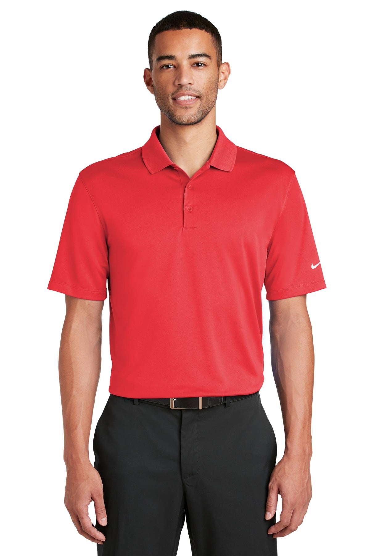 Custom Embroidered - Nike Dri-FIT Classic Fit Players Polo with Flat Knit Collar. 838956