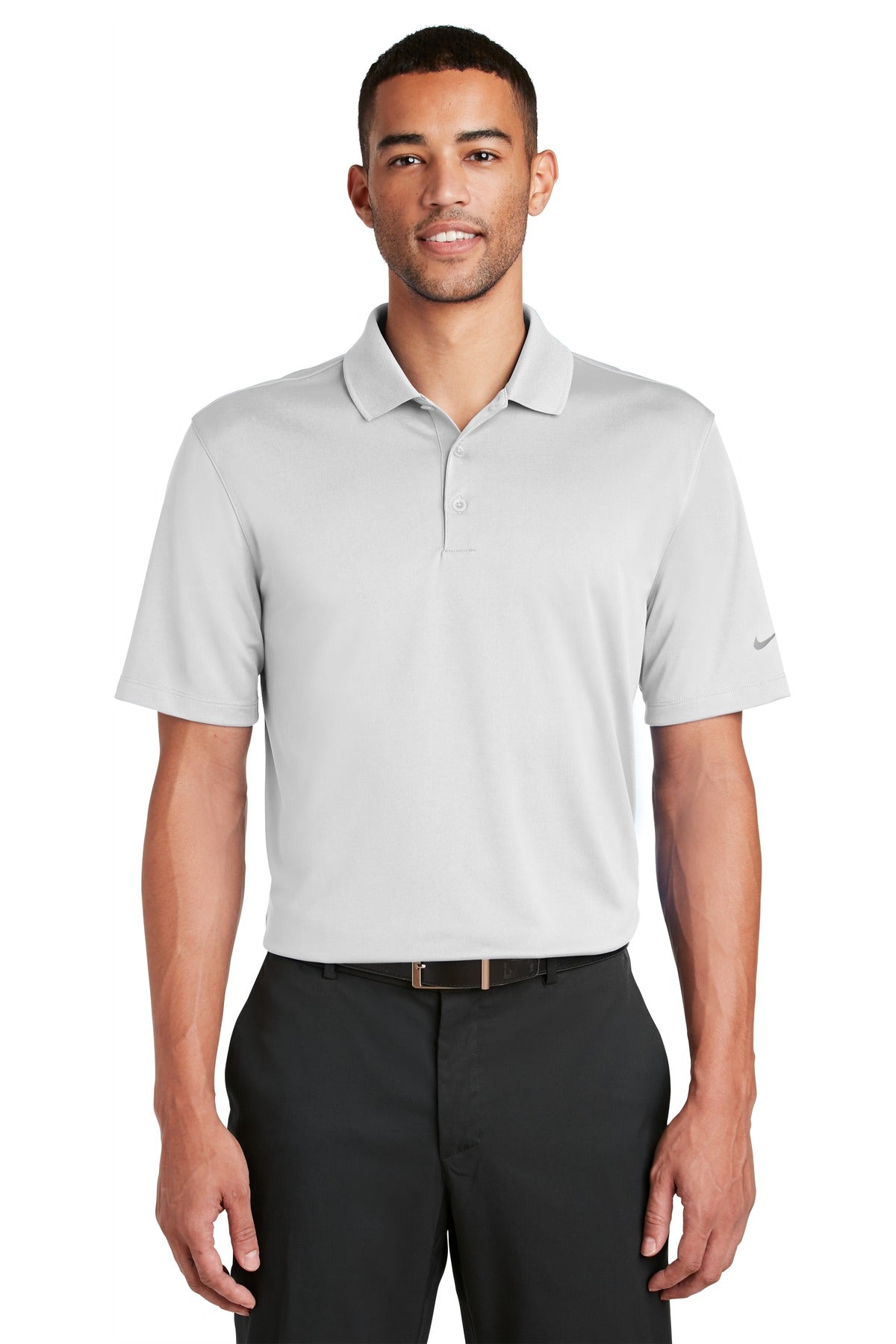 Custom Embroidered - Nike Dri-FIT Classic Fit Players Polo with Flat Knit Collar. 838956