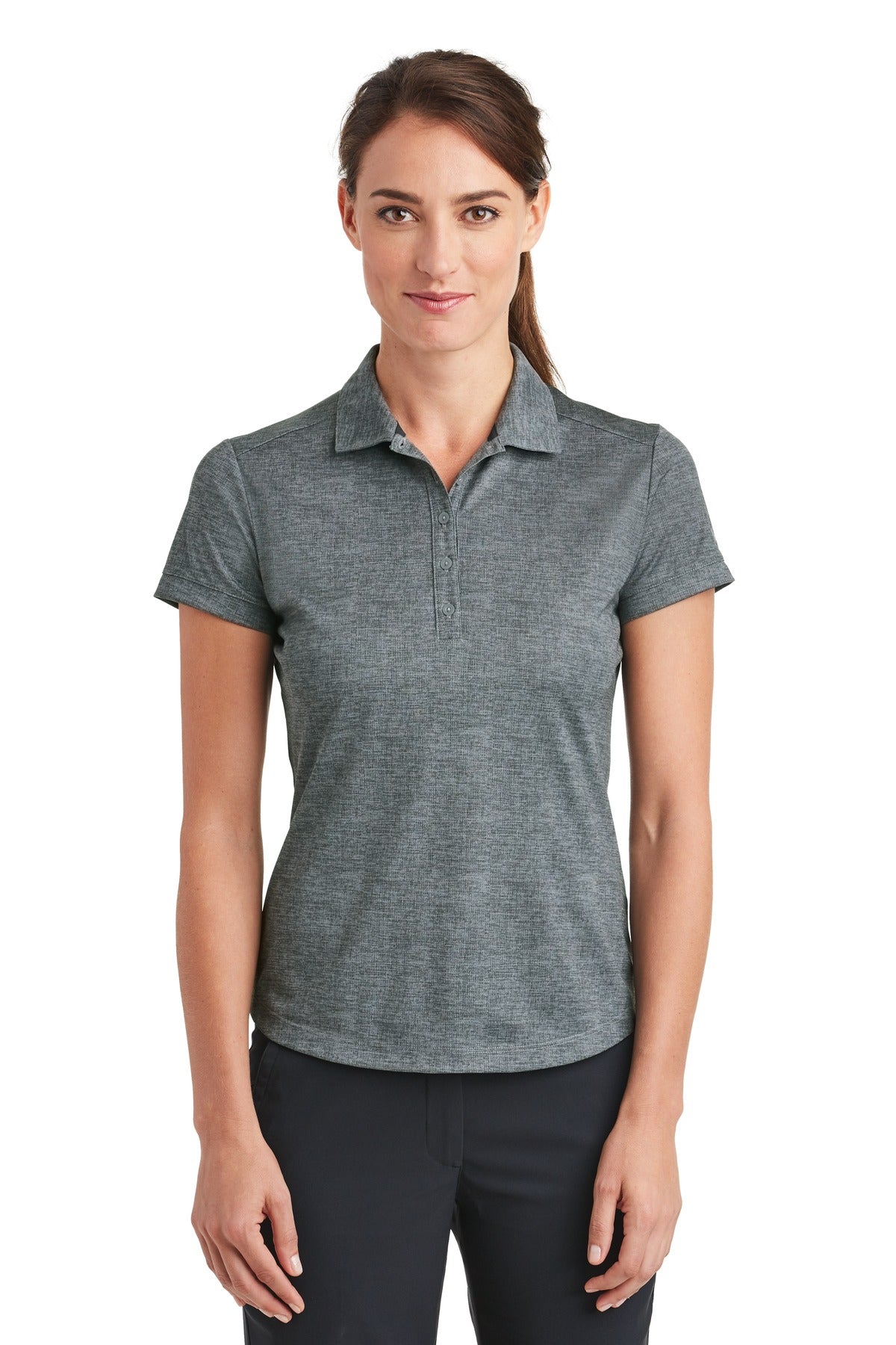 Custom Embroidered - Nike Ladies Dri-FIT Crosshatch Polo. 838961