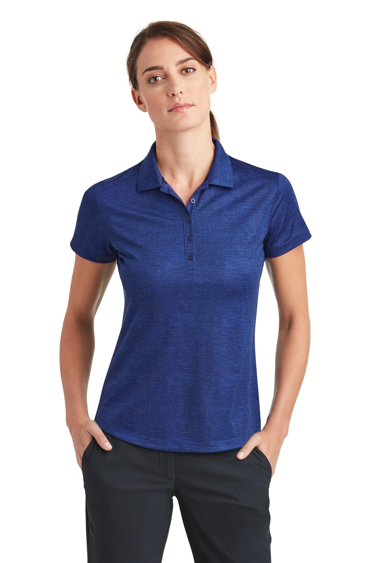 Custom Embroidered - Nike Ladies Dri-FIT Crosshatch Polo. 838961