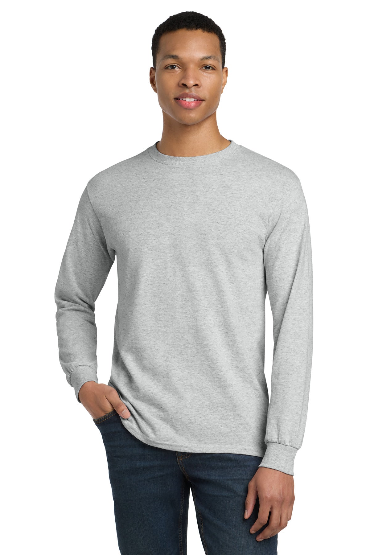 Custom Embroidered or DTF Printed - Gildan ®  - DryBlend ®  50 Cotton/50 Poly Long Sleeve T-Shirt. 8400