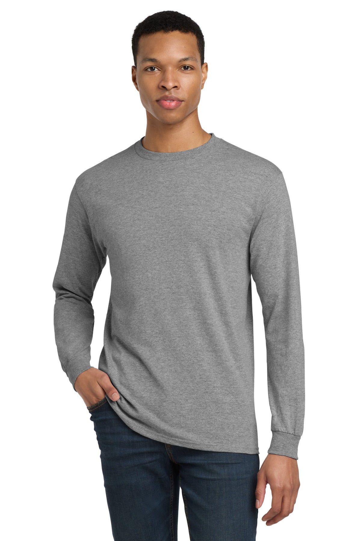 Custom Embroidered or DTF Printed - Gildan ®  - DryBlend ®  50 Cotton/50 Poly Long Sleeve T-Shirt. 8400