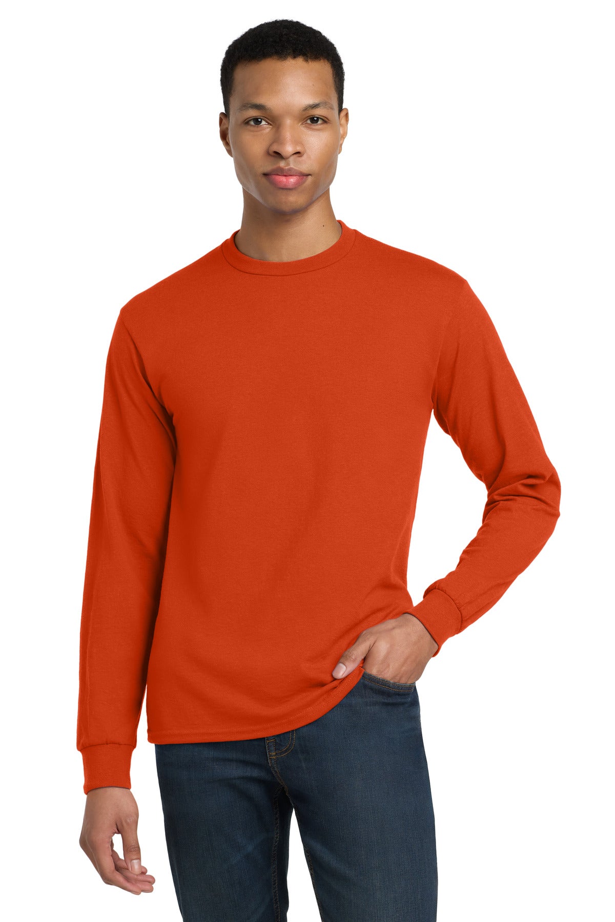 Custom Embroidered or DTF Printed - Gildan ®  - DryBlend ®  50 Cotton/50 Poly Long Sleeve T-Shirt. 8400