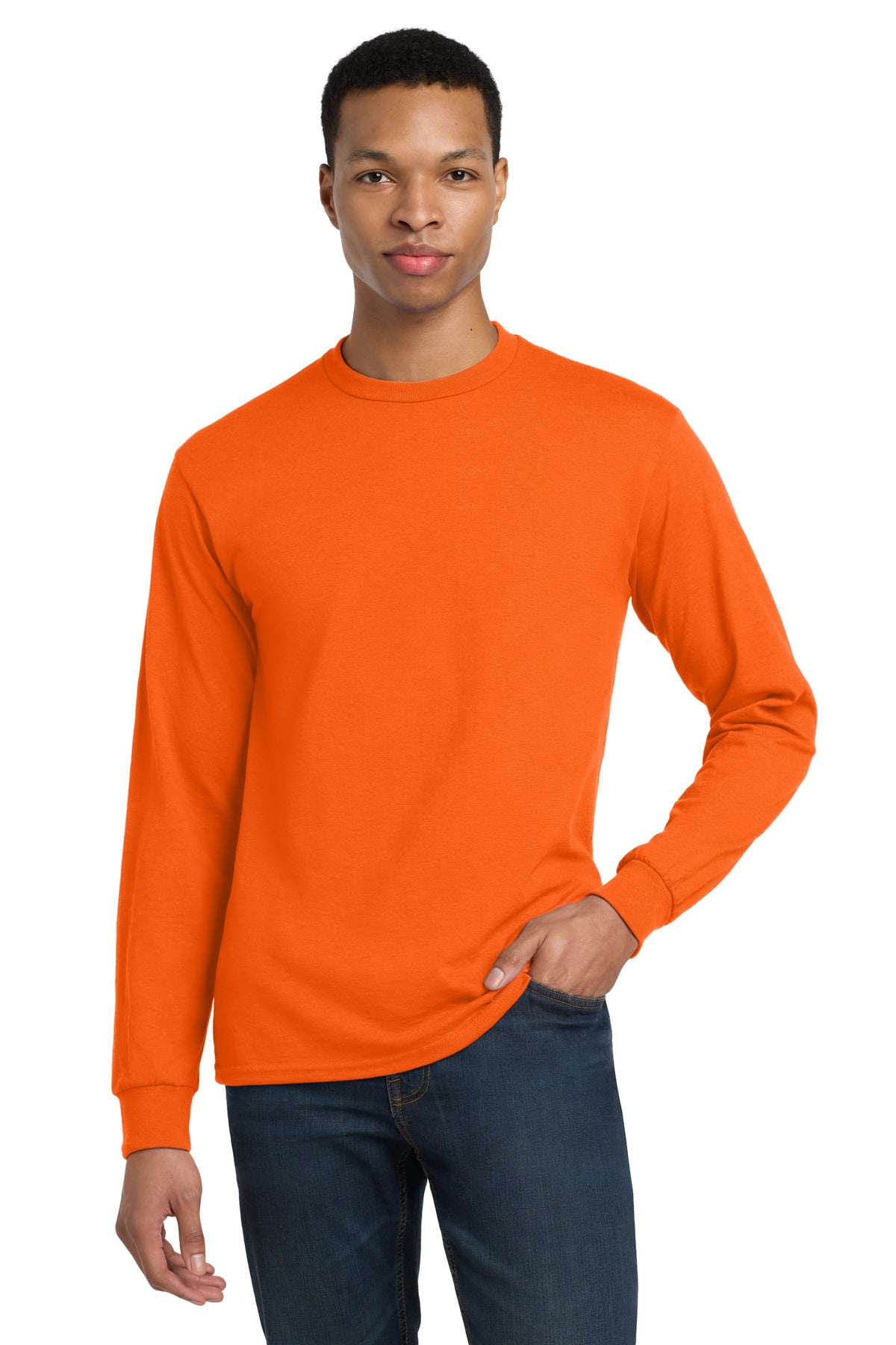 Custom Embroidered or DTF Printed - Gildan ®  - DryBlend ®  50 Cotton/50 Poly Long Sleeve T-Shirt. 8400