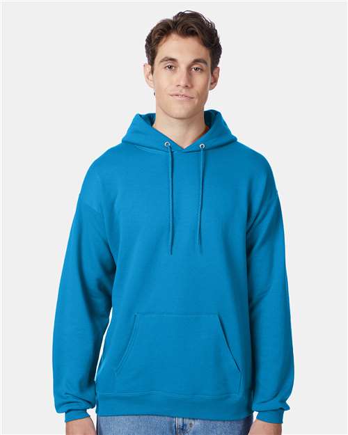 Custom Embroidered - Hanes - Ecosmart® Hooded Sweatshirt - Teal - P170