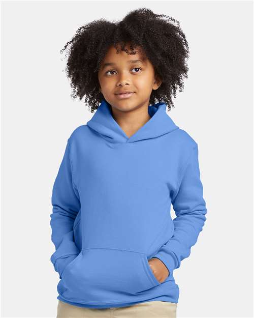 Custom Embroidered - Hanes - Ecosmart® Youth Hooded Sweatshirt - P473