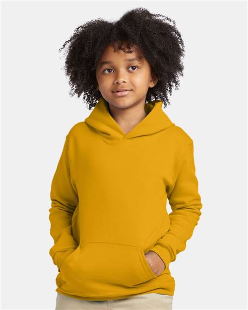 Custom Embroidered - Hanes - Ecosmart® Youth Hooded Sweatshirt - P473