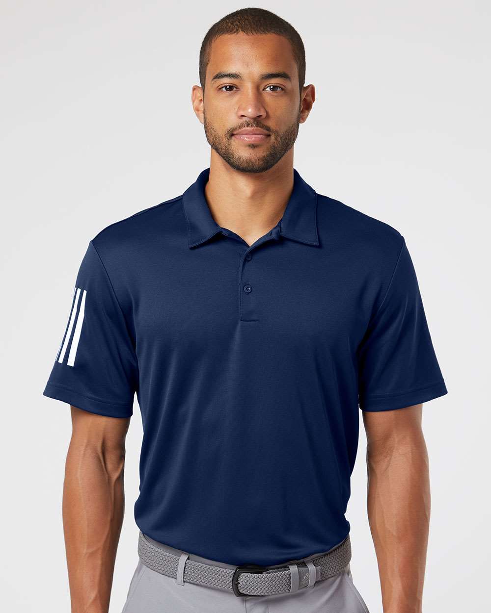 Custom Embroidery - Adidas - Floating 3-Stripes Polo - A480