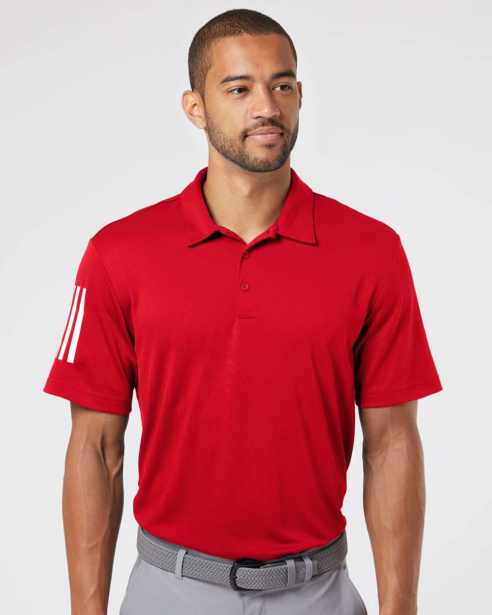 Custom Embroidery - Adidas - Floating 3-Stripes Polo - A480