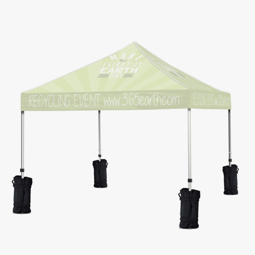 Event Tent (Full Color) - Canopy 10 x 10 - No Back Wall - No Side Walls