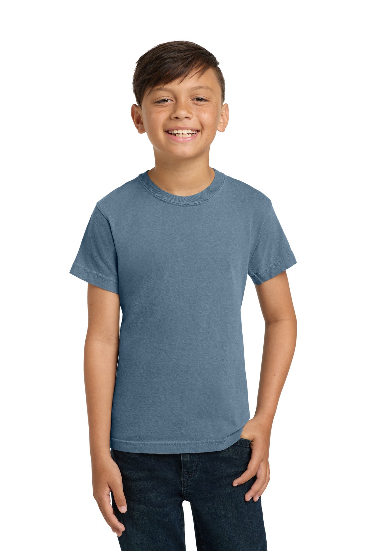 Custom Embroidery or DTF Print - COMFORT COLORS  ®  Youth Heavyweight Ring Spun Tee. 9018