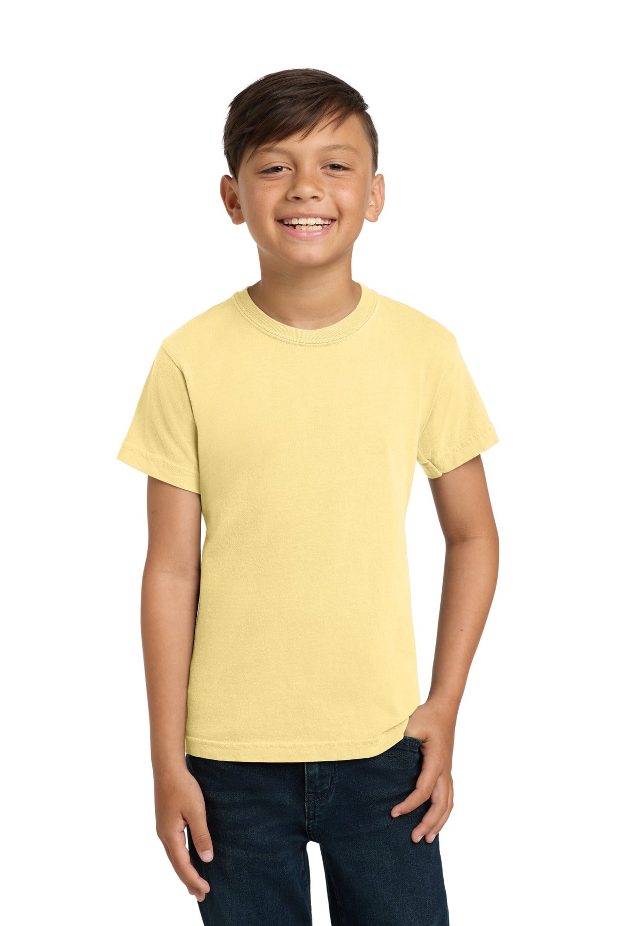 Custom Embroidery or DTF Print - COMFORT COLORS  ®  Youth Heavyweight Ring Spun Tee. 9018