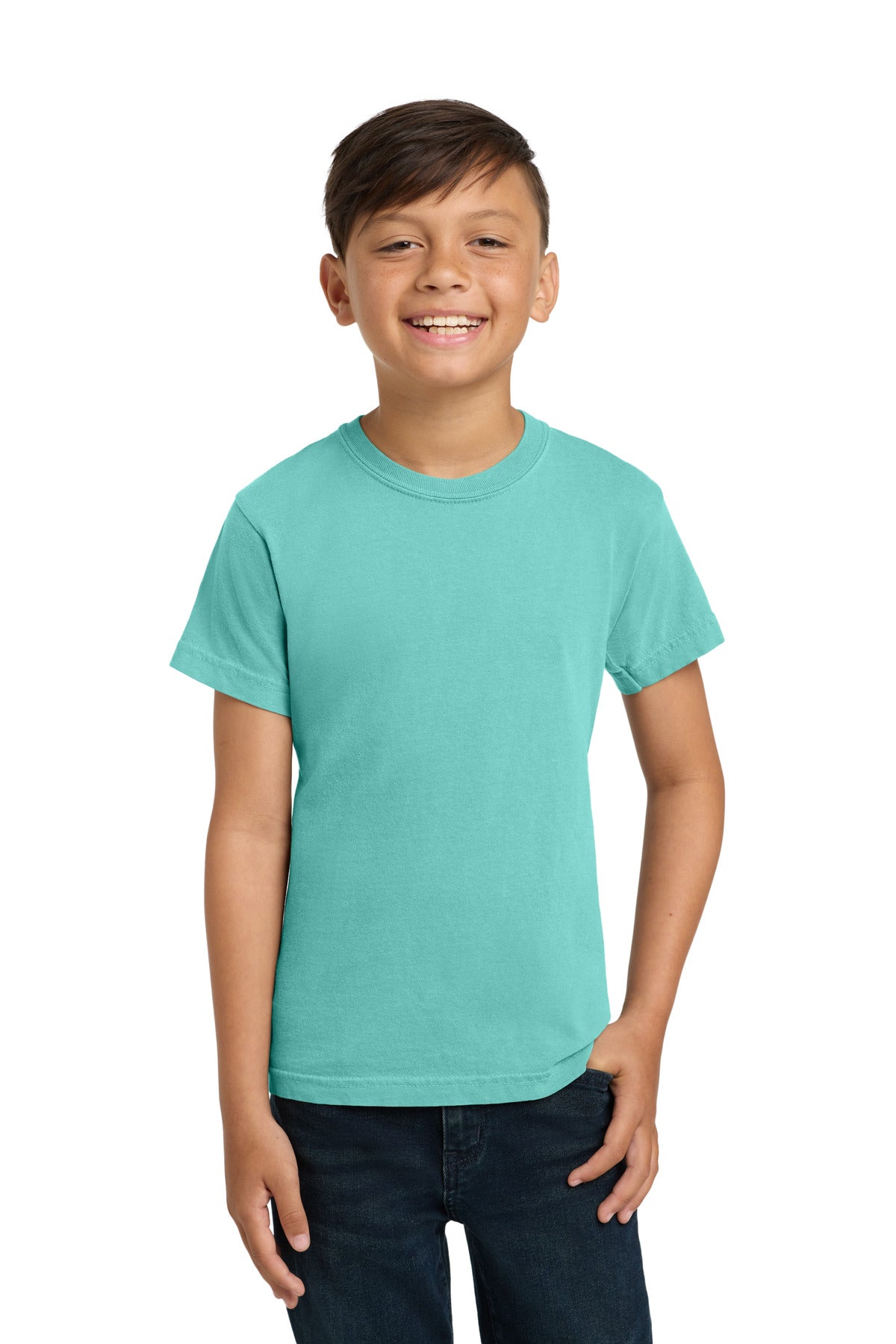 Custom Embroidery or DTF Print - COMFORT COLORS  ®  Youth Heavyweight Ring Spun Tee. 9018