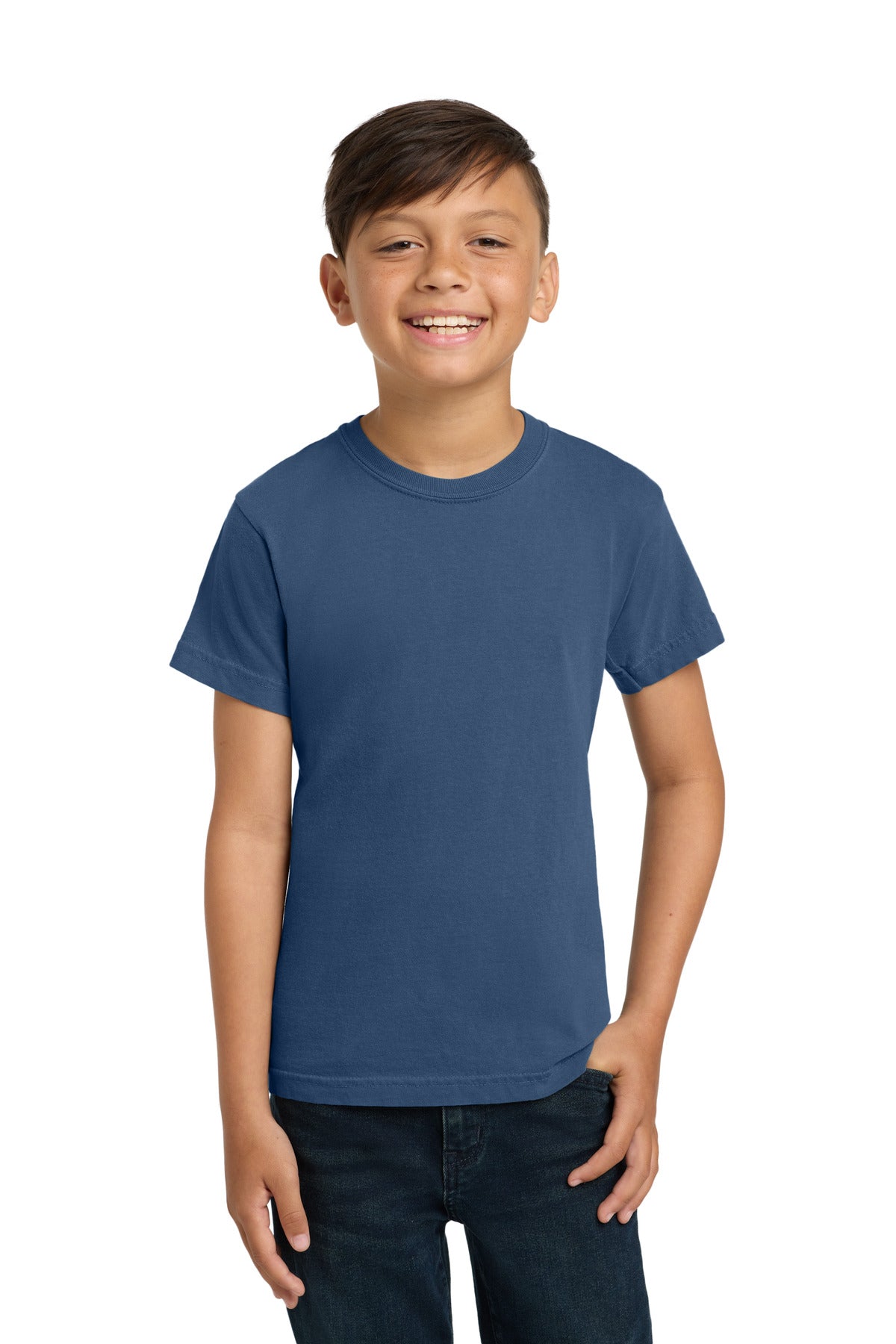 Custom Embroidery or DTF Print - COMFORT COLORS  ®  Youth Heavyweight Ring Spun Tee. 9018