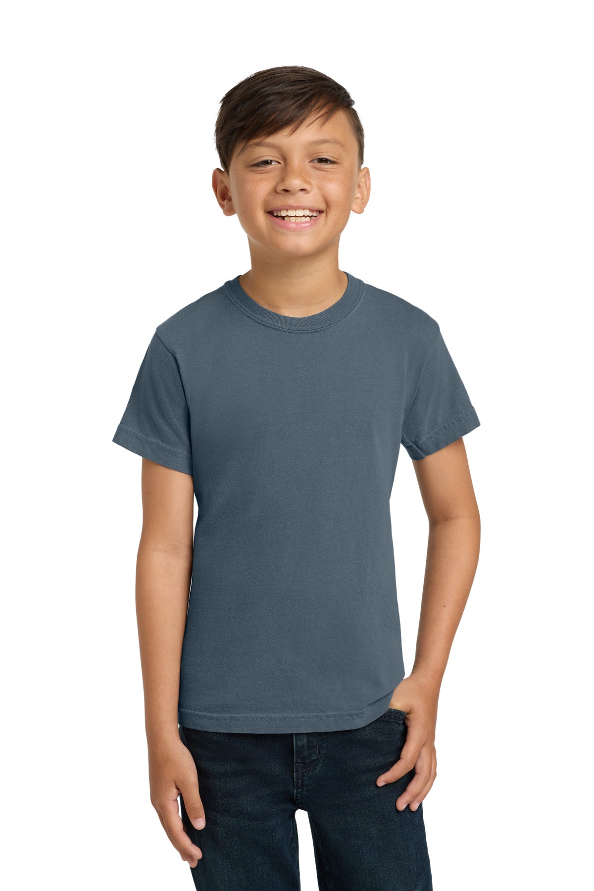 Custom Embroidery or DTF Print - COMFORT COLORS  ®  Youth Heavyweight Ring Spun Tee. 9018