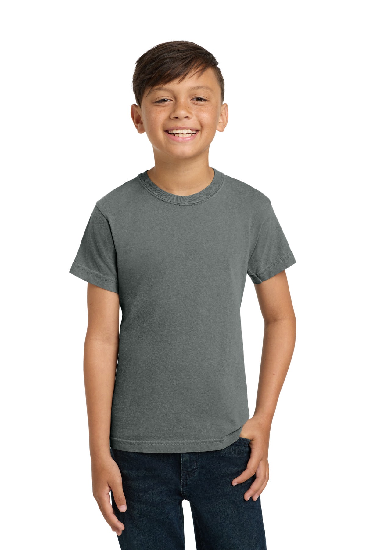 Custom Embroidery or DTF Print - COMFORT COLORS  ®  Youth Heavyweight Ring Spun Tee. 9018
