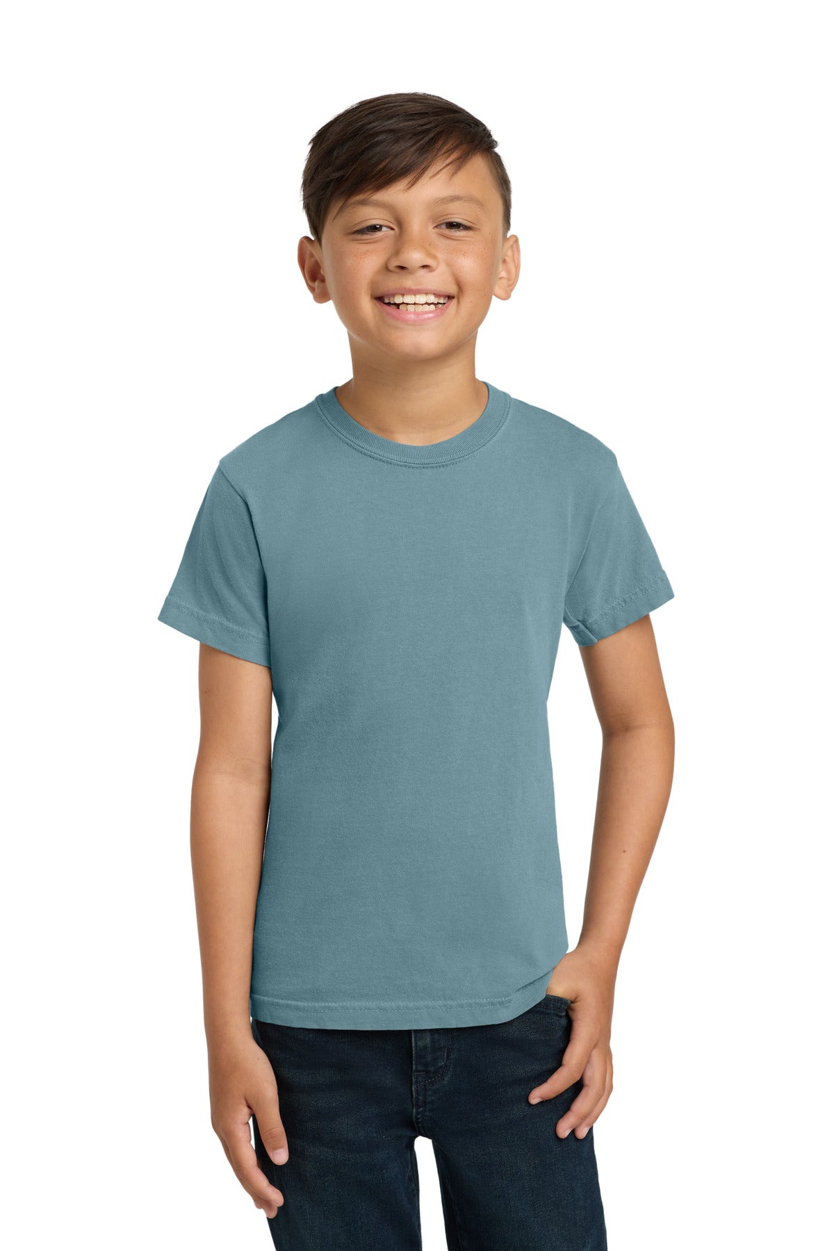 Custom Embroidery or DTF Print - COMFORT COLORS  ®  Youth Heavyweight Ring Spun Tee. 9018