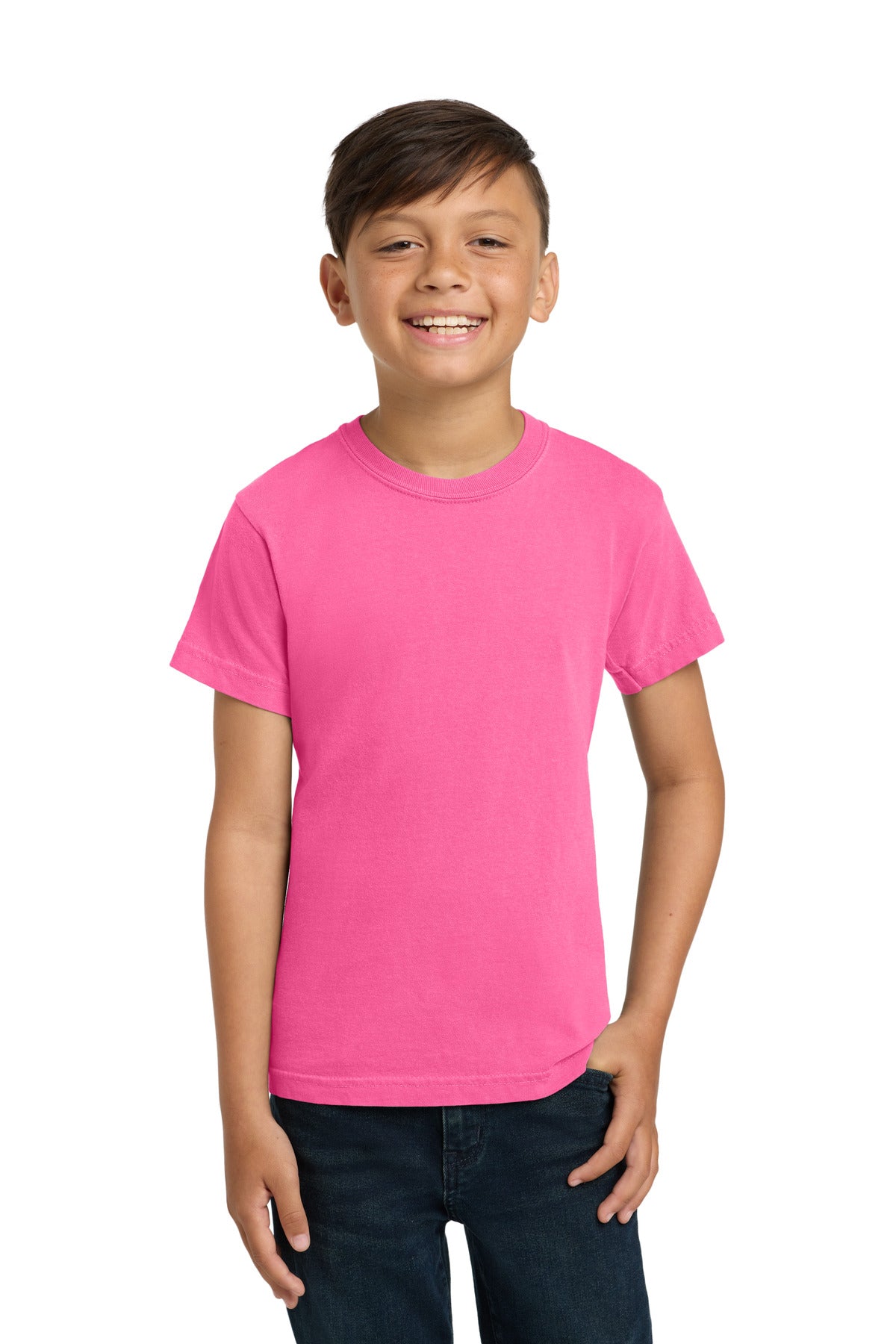 Custom Embroidery or DTF Print - COMFORT COLORS  ®  Youth Heavyweight Ring Spun Tee. 9018